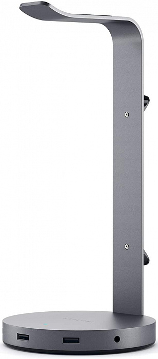 Подставка-хаб Satechi Aluminum USB Headphone Stand ST-UCHSHM (Space Gray) купить в интернет-магазине icover