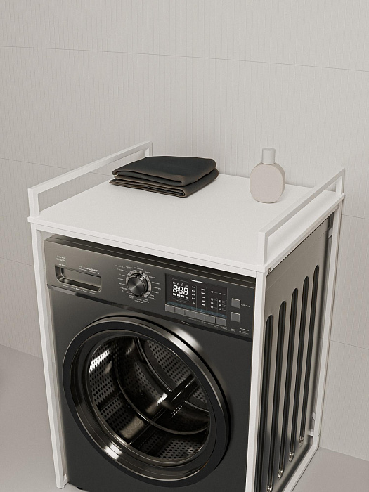 Стеллаж лофт для стиральной и сушильной машины RIDBERG CHICO (White) купить в интернет-магазине icover