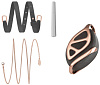 Фитнес-трекер Bellabeat Leaf Urban HT-20LF-RG-02 (Black/Rose Gold) купить в интернет-магазине icover