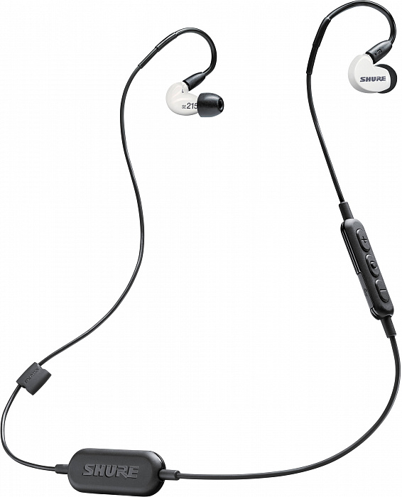 Bluetooth-наушники с микрофоном Shure SE215SPE-W-BT1 (White) купить в интернет-магазине icover