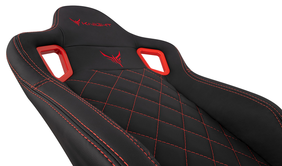 Игровое кресло Бюрократ Knight Titan (Black/Red) купить в интернет-магазине icover