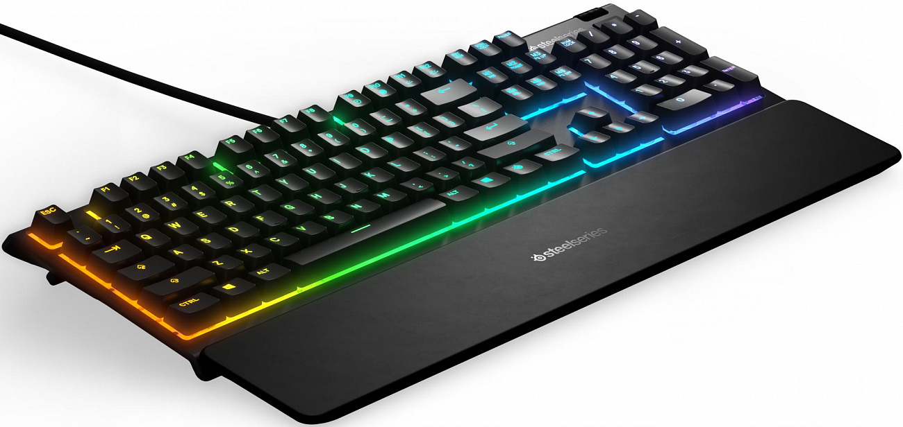 Игровая клавиатура SteelSeries Apex 3 (Black) купить в интернет-магазине icover
