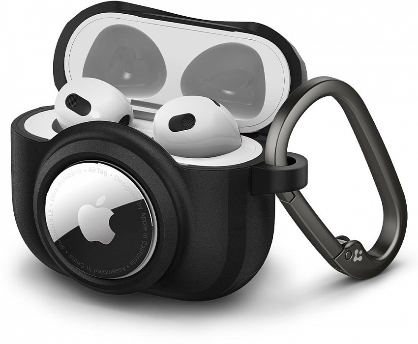 Чехол Spigen Tag Armor Duo (ACS03168) для AirPods 3 (Black) купить в интернет-магазине icover