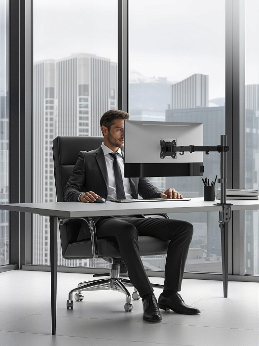 Кронштейн для монитора Ridberg LDT110-C012 (Black) купить в интернет-магазине icover