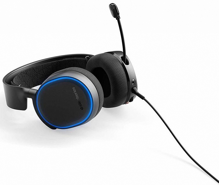 Наушники с микрофоном Steelseries Arctis 5 2019 Edition (Black) купить в интернет-магазине icover