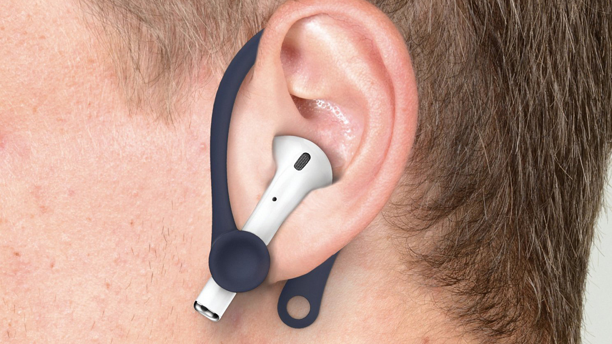 Держатель Elago Earhook (EAP-HOOKS) для наушников Apple AirPods (Indigo Blue) купить в интернет-магазине icover