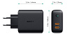 Сетевое зарядное устройство Aukey Dual-Port 36W PD Wall Charger with Dynamic Detect (Black) купить в интернет-магазине icover