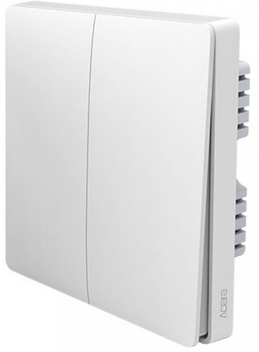 Умный двойной выключатель Xiaomi Aqara QBKG03LM (White) купить в интернет-магазине icover