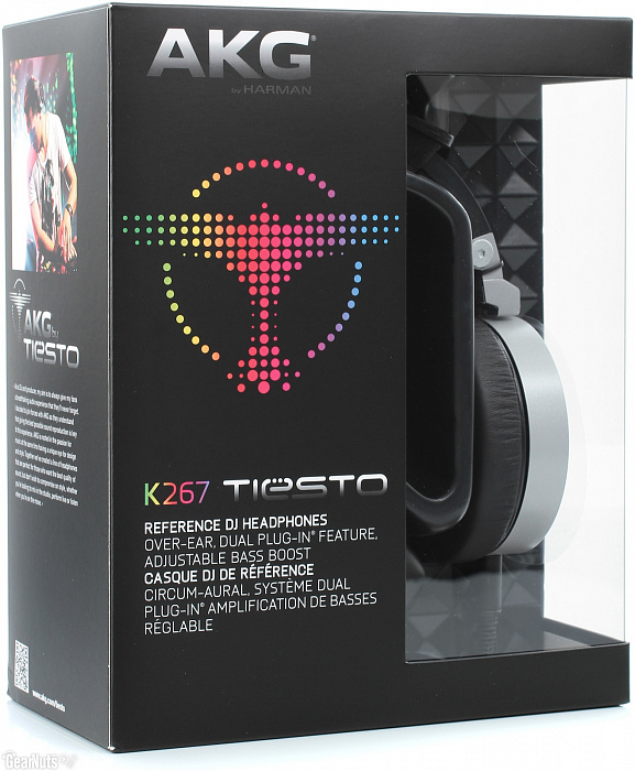 AKG K 267 Tiesto - мониторные наушники (Black) купить в интернет-магазине icover