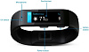 Microsoft Band (Size M) - фитнес-браслет для Windows Phone/iOS/Android (Black) купить в интернет-магазине icover