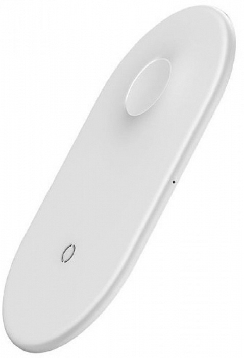 Беспроводное зарядное устройство Baseus Smart 2in1 WX2IN1P20-02 (White) купить в интернет-магазине icover