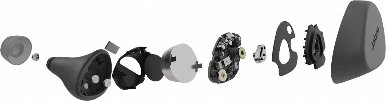 Беспроводные наушники Jabra Elite 2 100-91400000-60 (Dark Grey) купить в интернет-магазине icover