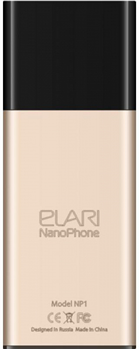 Телефон Elari NanoPhone (Gold) купить в интернет-магазине icover