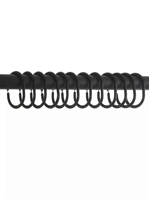 Карниз для ванной телескопический Ridberg 80 см (Black) купить в интернет-магазине icover
