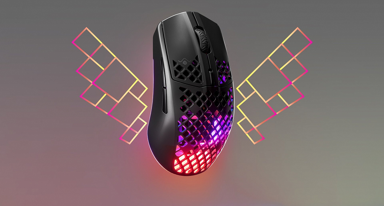 Беспроводная игровая мышь Steelseries Aerox 3 (Black) купить в интернет-магазине icover