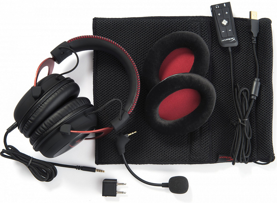 Игровые наушники Kingston HyperX Cloud II (Black/Red) купить в интернет-магазине icover