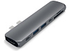 USB-хаб Satechi Aluminum Type-C Pro Hub Adapter для MacBook Pro 13”/15” 2016 (Space Gray) купить в интернет-магазине icover
