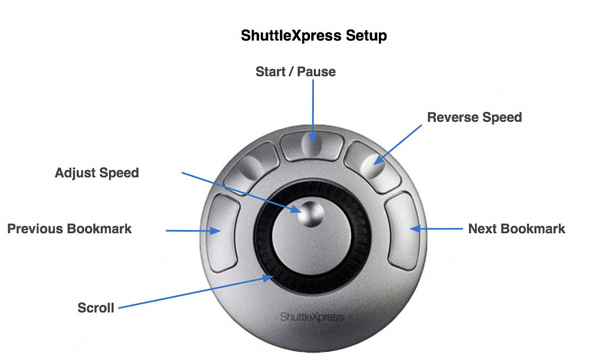 Contour Design Shuttle Xpress (00497-0) - манипулятор для видеомонтажа (Silver) купить в интернет-магазине icover