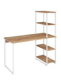 Стол-стеллаж лофт RIDBERG MEMPHIS (Oak/White) купить в интернет-магазине icover