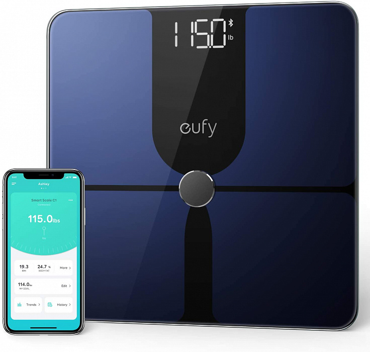 Умные весы Anker Eufy Smart Scale P1 (Black) купить в интернет-магазине icover