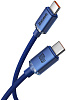 Кабель Baseus Crystal Shine (CAJY000703) USB-C/USB-C 100W 2m (Blue) купить в интернет-магазине icover
