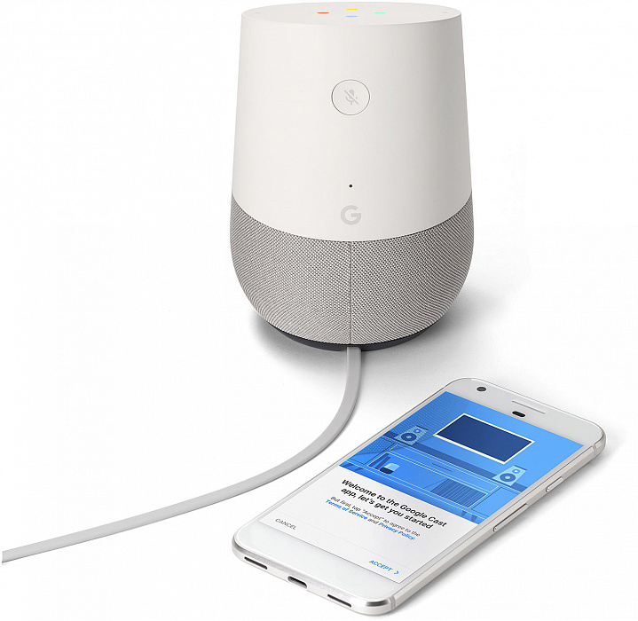 Умная колонка Google Home (Grey) купить в интернет-магазине icover