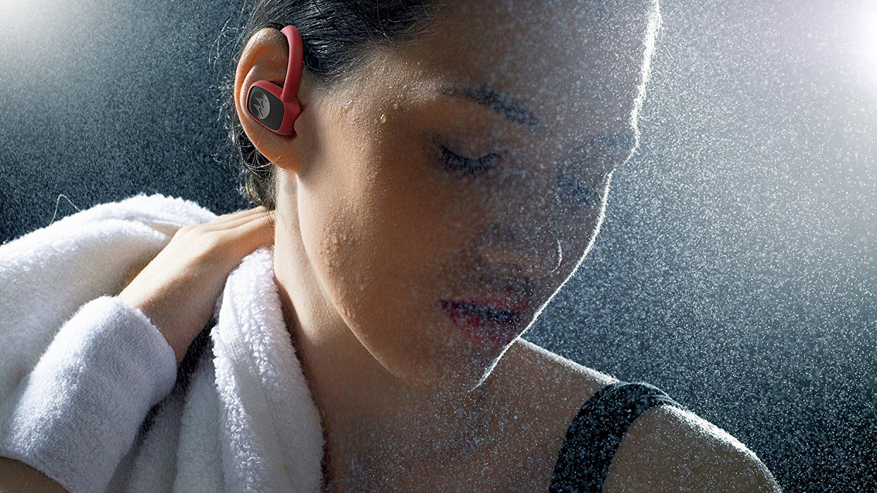Bluetooth-наушники Motorola Stream Sport с микрофоном (Red) купить в интернет-магазине icover