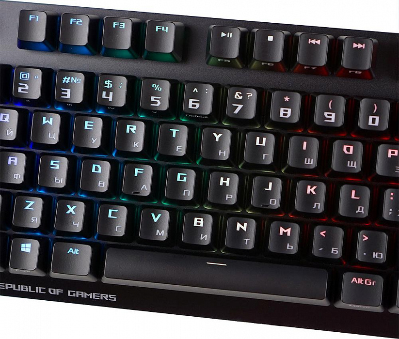 Игровая клавиатура Asus ROG Strix Scope Cherry MX Red 90MP0180-B0RA00 (Black) купить в интернет-магазине icover