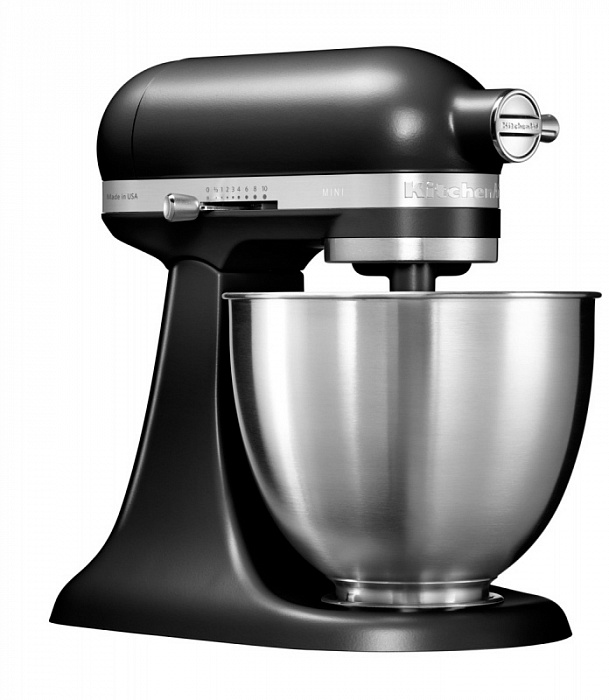 Планетарный миксер KitchenAid Artisan Mini 5KSM3311XEBM (Black Matte) купить в интернет-магазине icover