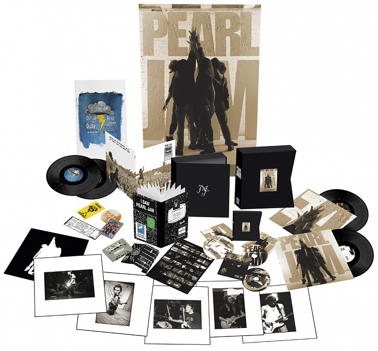 Сборник Pearl Jam - Ten Collector's Edition Box Set (2 CD + DVD + 4 LP + Audio MC) купить в интернет-магазине icover