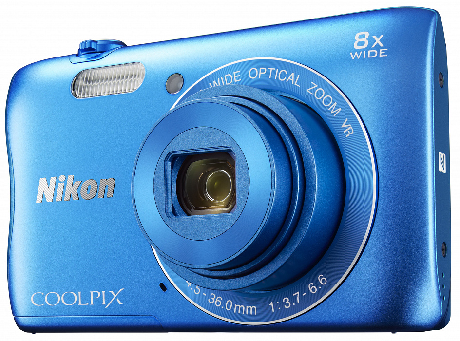 Фотоаппарат Nikon Coolpix S3700 (Blue) купить в интернет-магазине icover