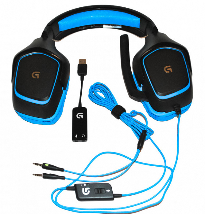 Купить игровая гарнитура Logitech G430 (Black/Blue) в Москве в каталоге игровых