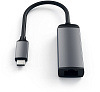 Адаптер Satechi Aluminium USB-C to Ethernet ST-TCENM (Space Gray) купить в интернет-магазине icover