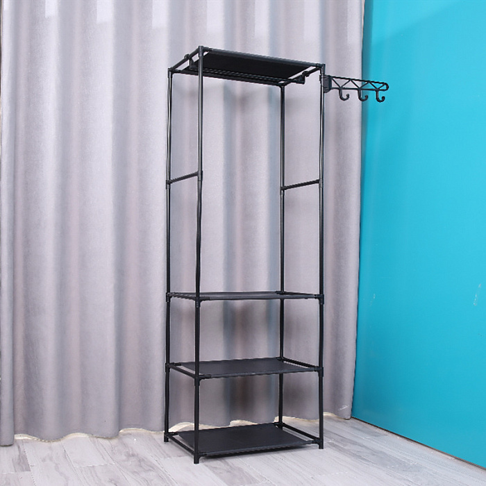 Вешалка напольная для одежды Ridberg узкая (Black) купить в интернет-магазине icover