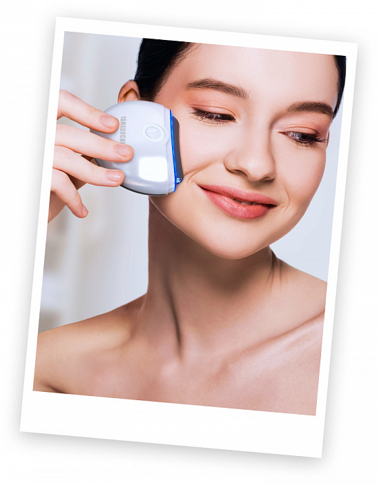 Прибор для подтяжки кожи лица и декольте Yamaguchi EMS Face Lifting (White) купить в интернет-магазине icover