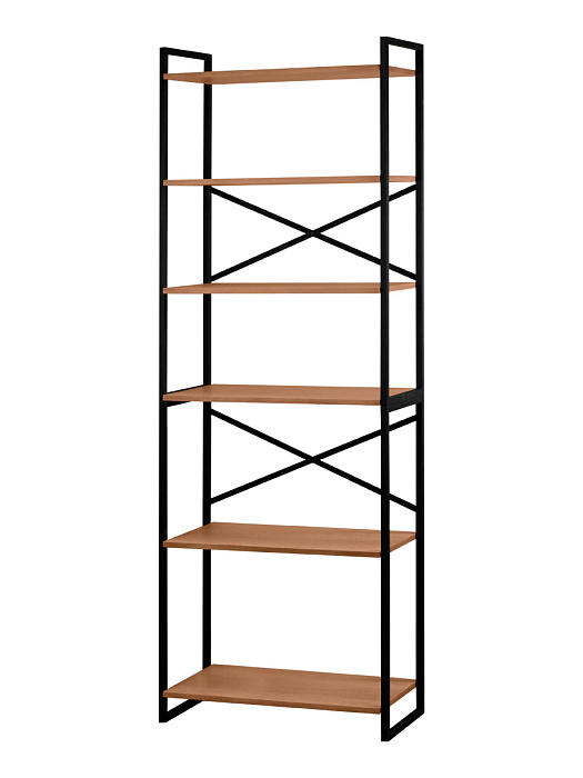 Стеллаж лофт RIDBERG CHICAGO 6 полок (Dark Oak) купить в интернет-магазине icover
