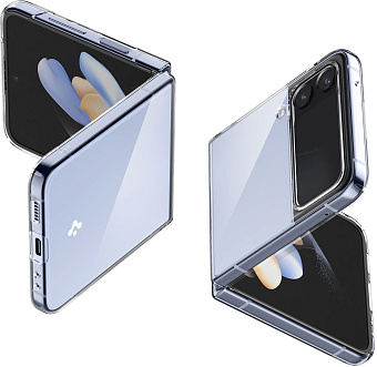 Чехол Spigen AirSkin (ACS05112) для Samsung Galaxy Z Flip 4 (Crystal Clear)