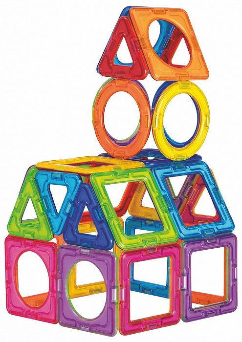Магнитный конструктор Magformers Basic Plus 30 Set (715015) купить в интернет-магазине icover