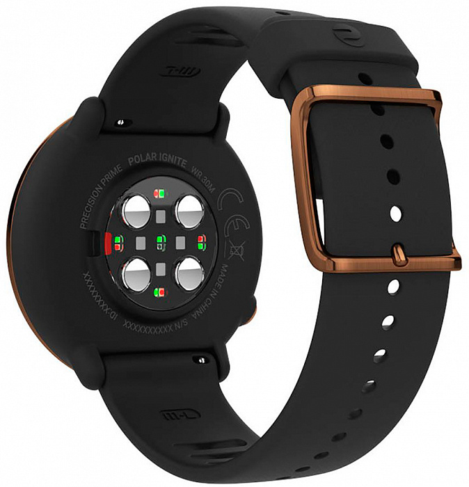 Спортивные часы Polar Ignite M/L 90071063 (Black/Copper) купить в интернет-магазине icover