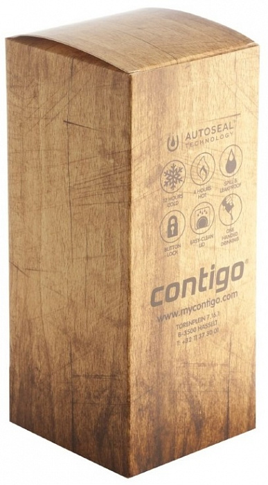Contigo 6380.58 - коробка для термокружки Contigo West Loop (Wood) купить в интернет-магазине icover