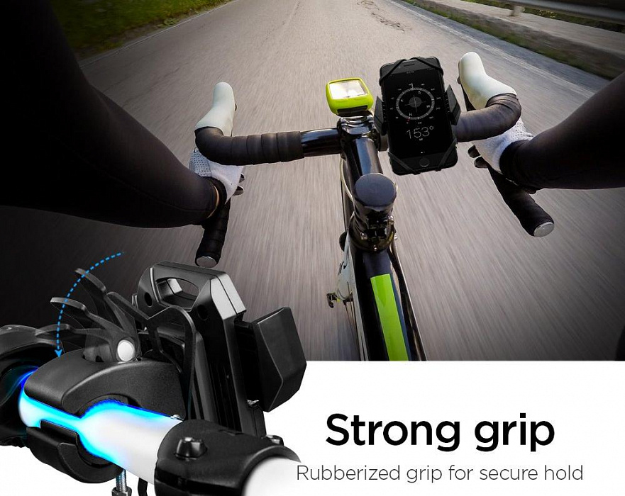 Велосипедный держатель Spigen Velo A251 Bike Mount Holder (Black) купить в интернет-магазине icover
