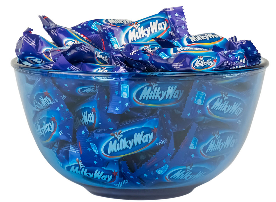 Ассорти MinisMix шоколадные конфеты Mars (2х182г), Milky Way (2х176г) купить в интернет-магазине icover