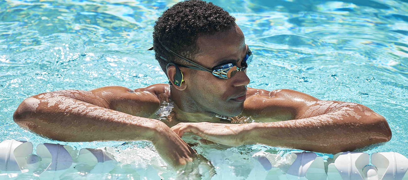 Bluetooth-наушники с микрофоном JBL Endurance Dive (Yellow) купить в интернет-магазине icover