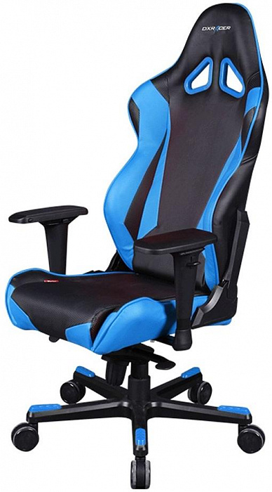 Компьютерное кресло DXRacer Racing Series OH/RJ001/NB (Black/Blue) купить в интернет-магазине icover