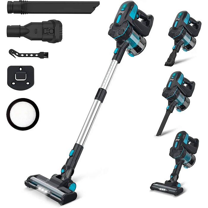 Беспроводной пылесос Inse V70 (Black/Cyan) купить в интернет-магазине icover