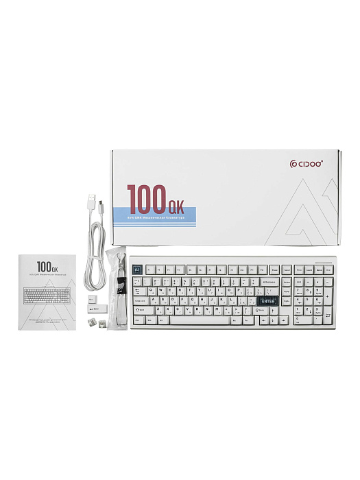 Клавиатура механическая Cidoo QK100 (White) купить в интернет-магазине icover