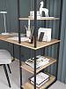 Стол-стеллаж лофт RIDBERG MEMPHIS (Oak/Black) купить в интернет-магазине icover