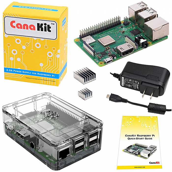 Набор CanaKit Raspberry Pi 3 B+ with Case and Power Supply купить в интернет-магазине icover