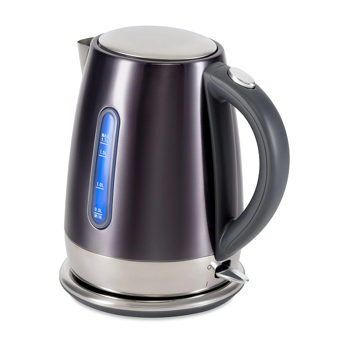 Чайник электрический Hyundai HYK-S7777 1.7 л 2200 Вт (Graphite/Silver) купить в интернет-магазине icover