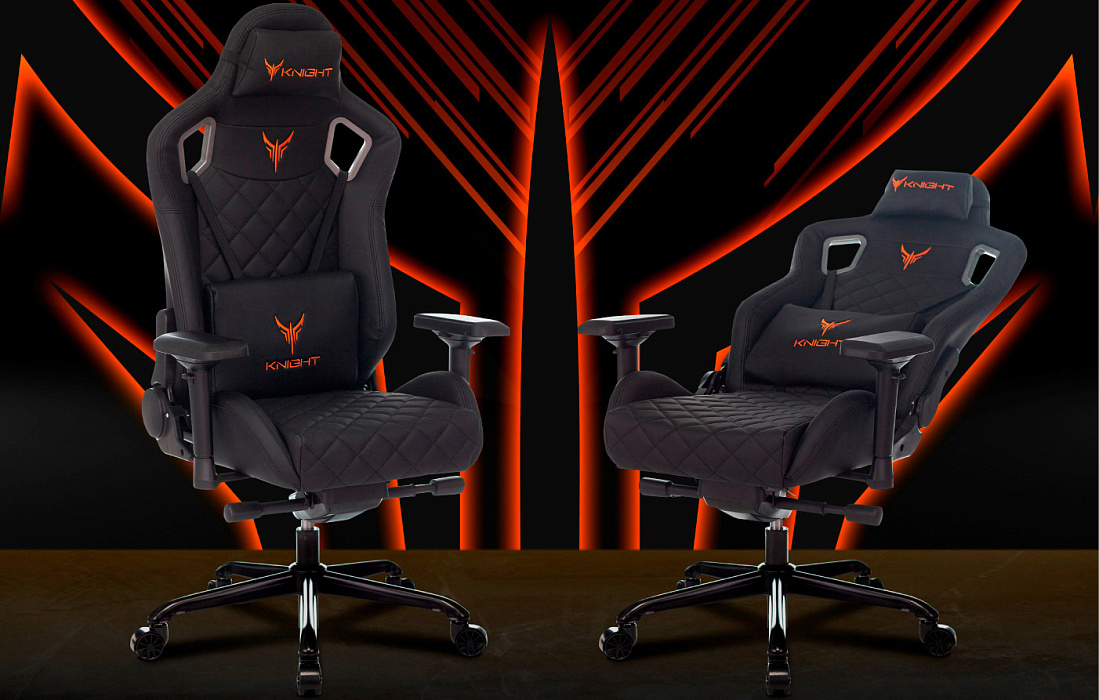 Игровое кресло Бюрократ Knight Titan (Black/Red) купить в интернет-магазине icover